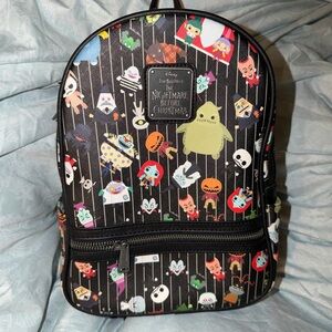 The Nightmare Before Christmas Character Mini Backpack - Black